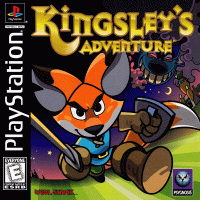 Kingsley's Adventure PAL Playstation  box art